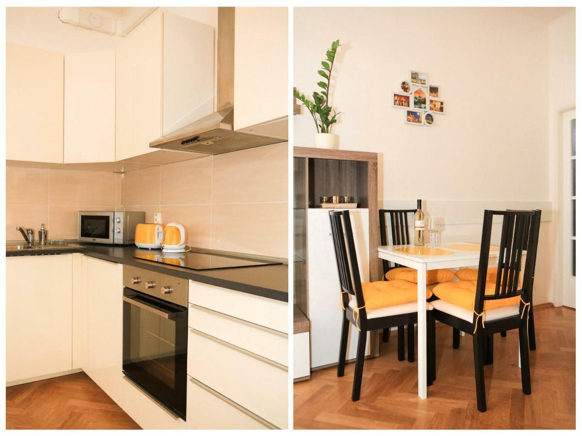 Yellow Apartment Few Steps From Metro Prague Ngoại thất bức ảnh